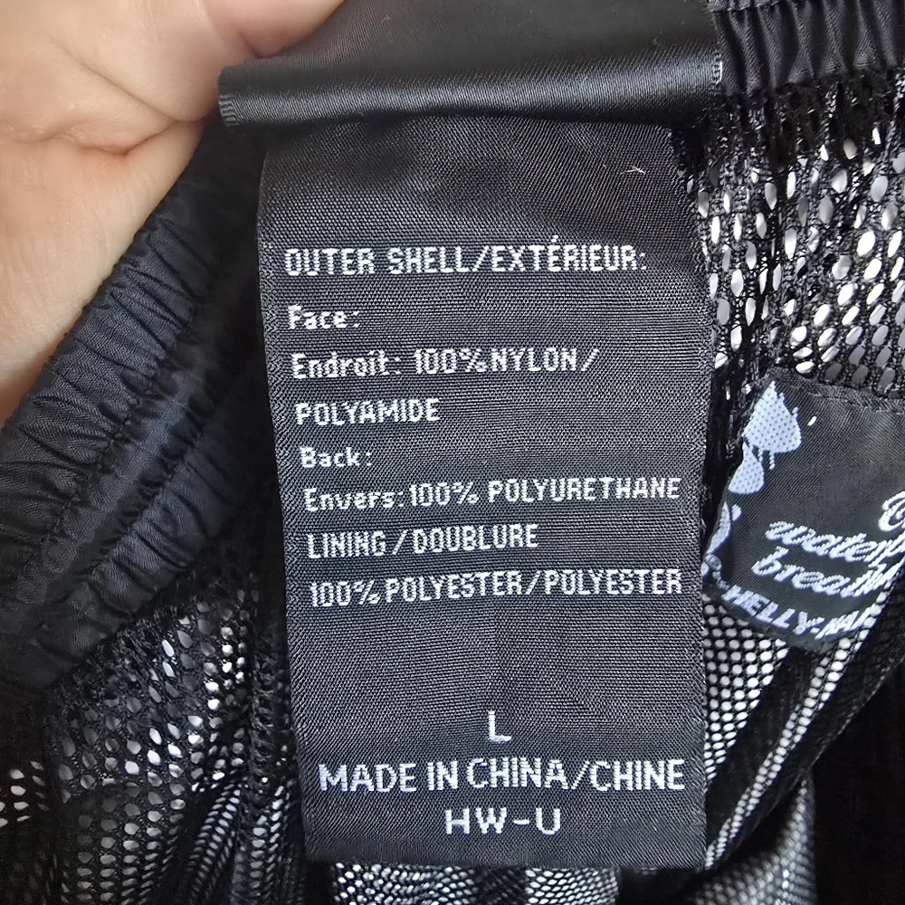 Helly Hansen Black Workwear Unisex Helly Tech Waterproof Nylon Pants SZ Large - Picture 11 of 13